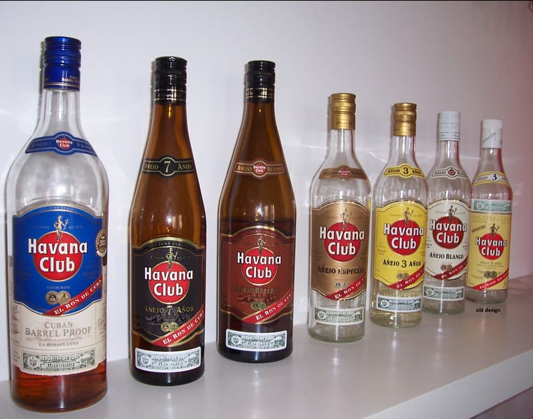 Havana Club produce diferentes tipos de ron