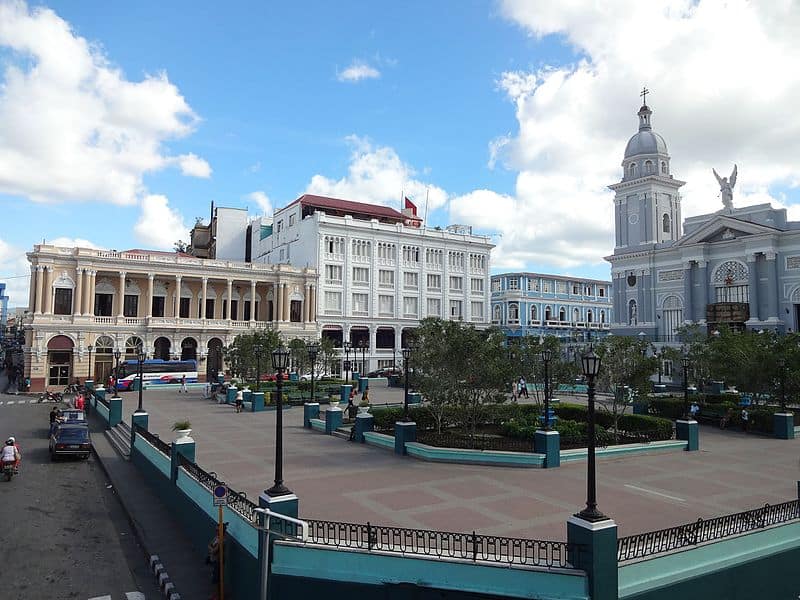 Parque Céspedes, Santiago de Cuba.