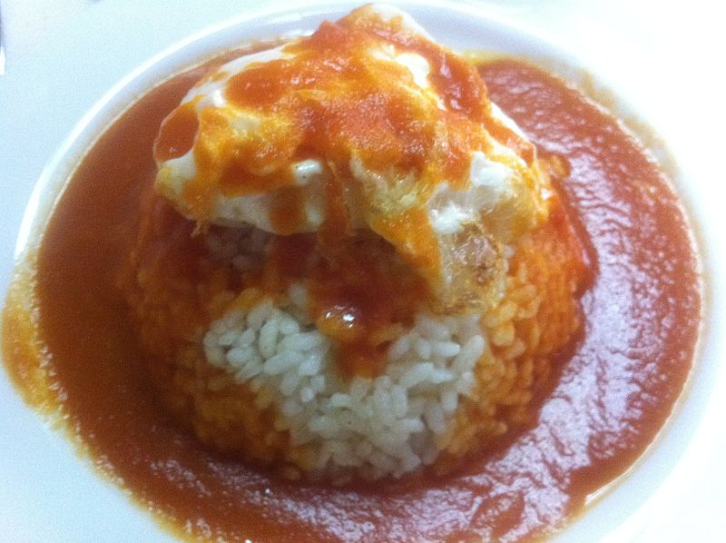 Arroz a la cubana