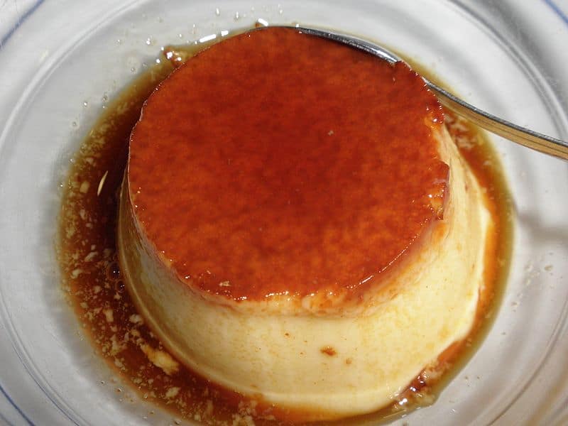 Flan de coco