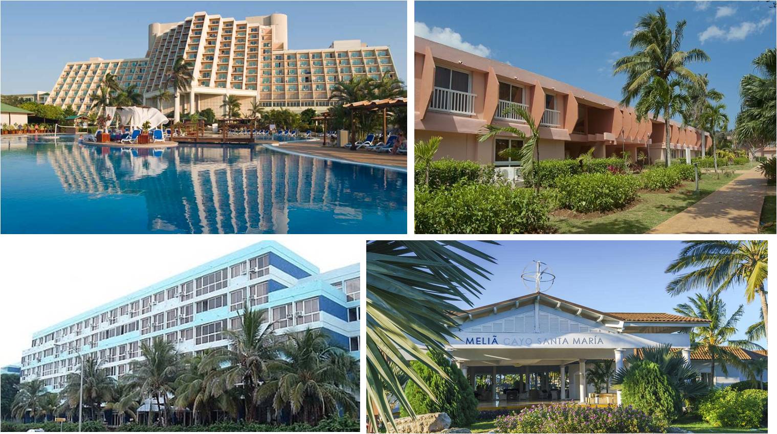 6 Hoteles en Cuba con toco incluido