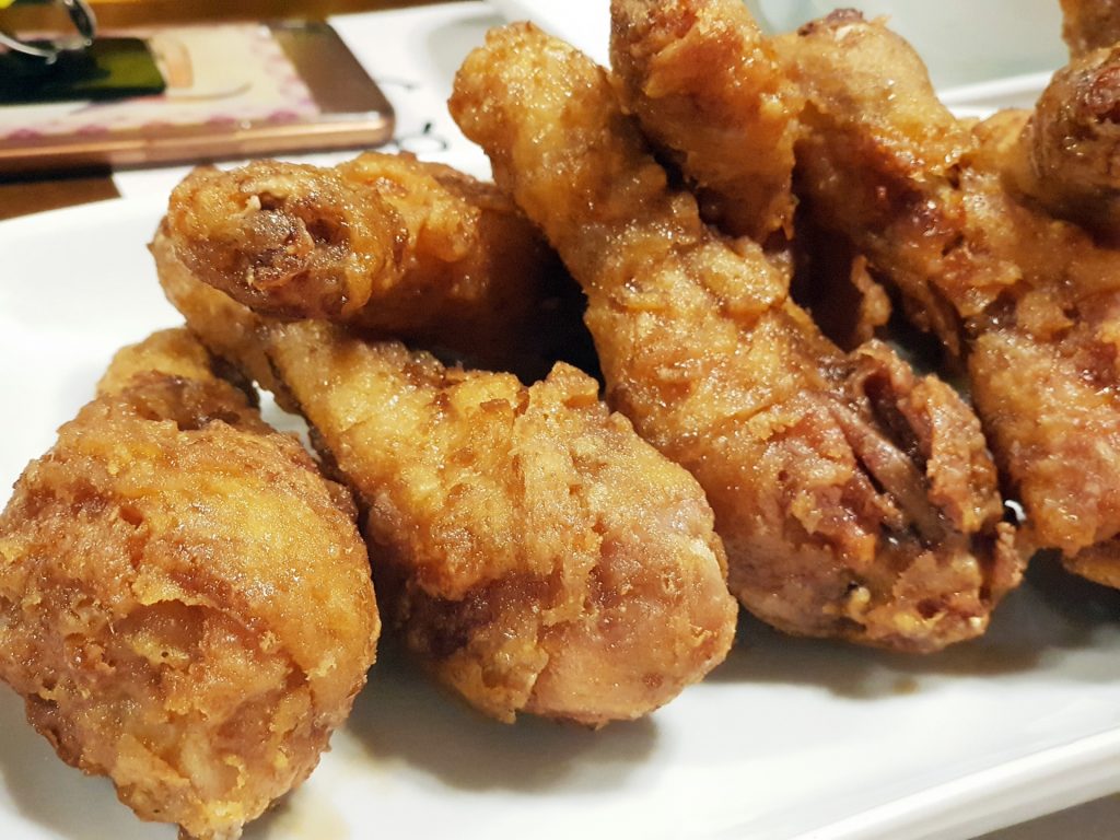 Pollo frito a la criolla