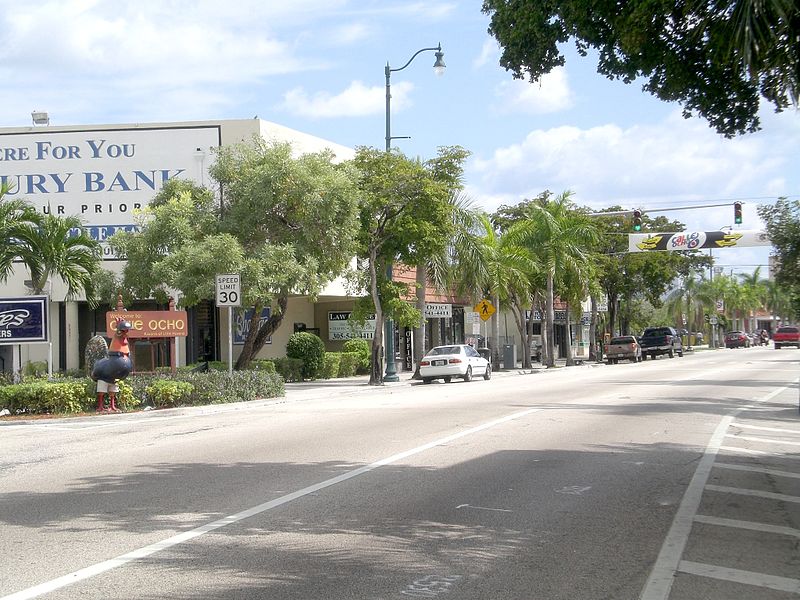 La Calle Ocho, en la "Pequeña Habana"