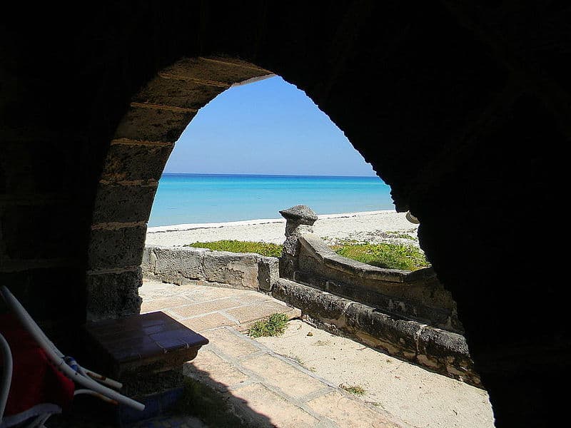 Terraza en la casa de Al Capone en Varadero