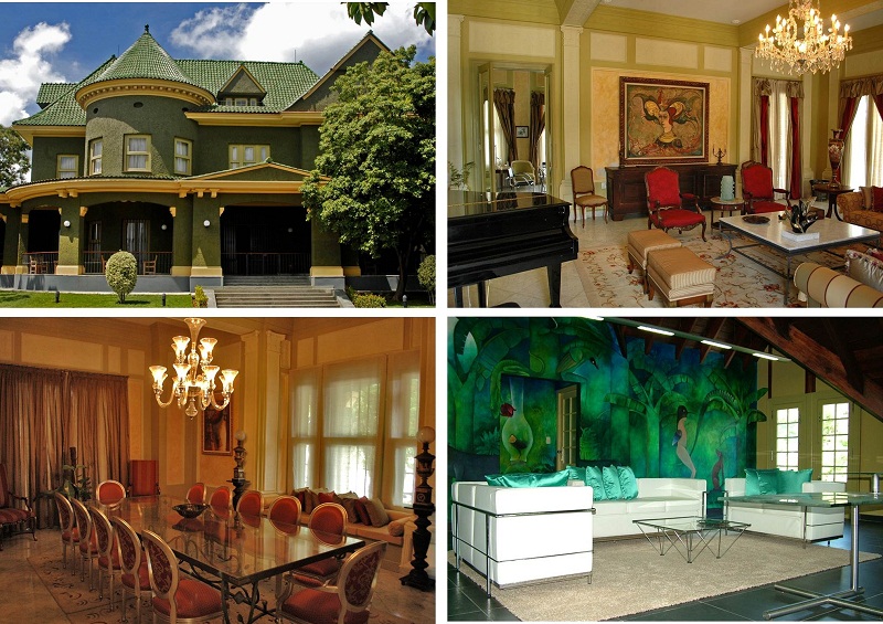 La Casa de las Tejas Verdes siempre se distinguió por su hermosa arquitectura