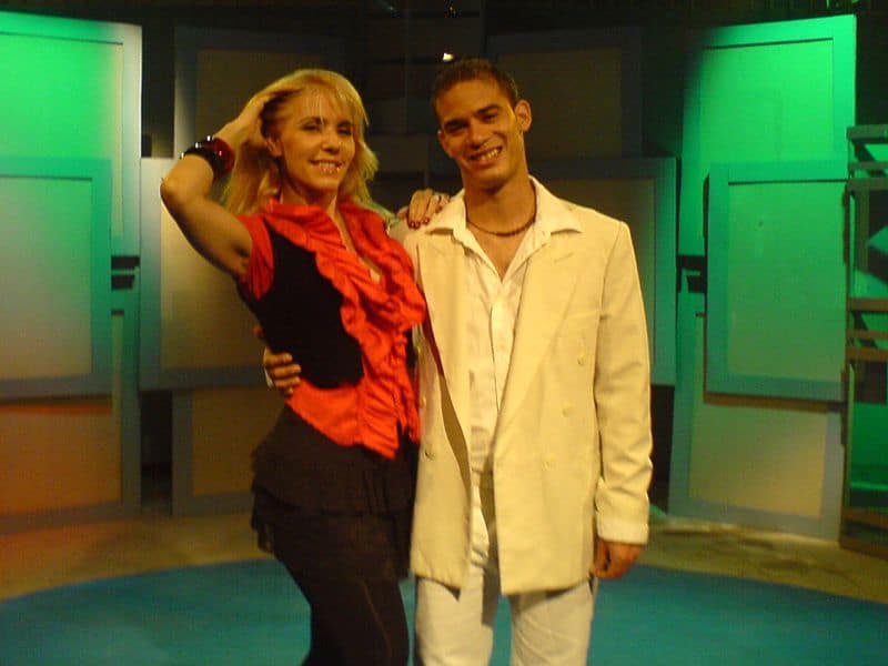 Alwin Damián y Rebeca Martínez