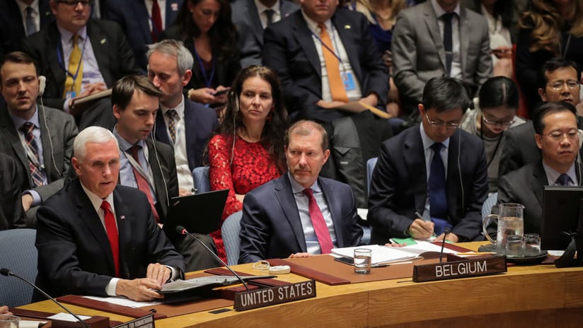 Reunión del Consejo de Seguridad de la ONU