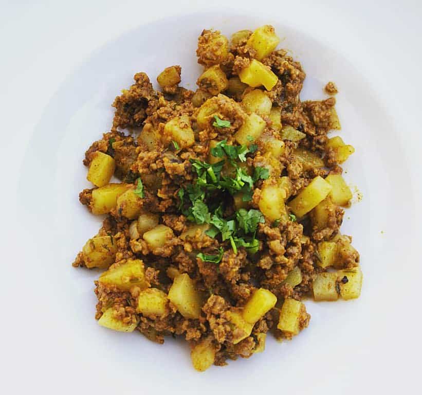 Picadillo con papas