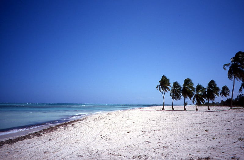 Playa de Guardalavaca en Cuba
