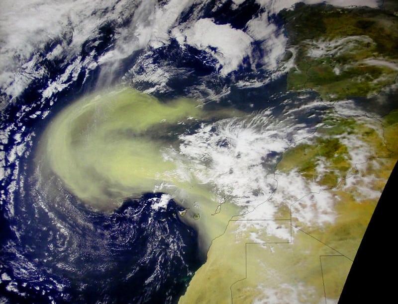 Polvo del Sahara