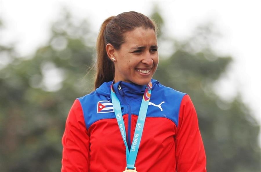 Arlenis Sierra, la primera cubana en asistir a un mundial durante pandemia
